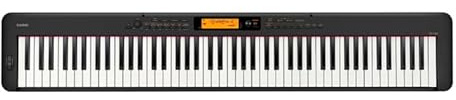Casio CDP-S360 Slim 88-Key Weighted Digital Piano | Portable, Lightweight & Compact | 700 Tones, 200 Rhythms | Songwriting tools | USB-MIDI, Built-In Speakers | LCD Display