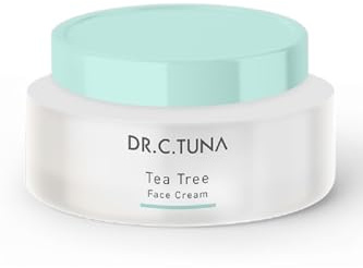 Farmasi DR.C.TUNA Tea Tree Face Cream | Fuktgivande tea tree eterisk olja ansiktskräm som färgar, balanserar talgproduktionen och återfuktar huden, 50 ml/1,7/fl.oz