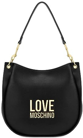 Love Moschino BORSA A SPALLA Donna, Nero, 26X28X10