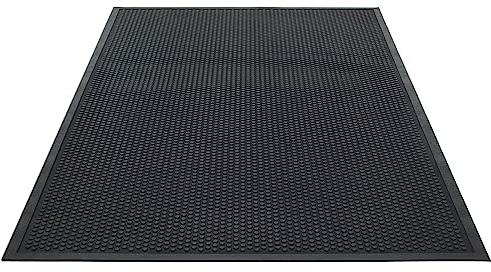 Guardian Easy Step Scraper 2X3 (23in x 35in) Indoor/Outdoor, Heavy-Duty, Solid Rubber Floor Mat,Black