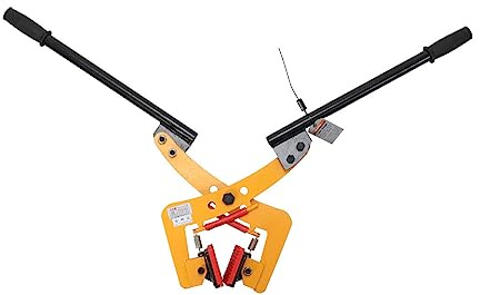 Lfhelper 350kg Bordsteinzange Versetzzange 4-18cm Einstellbare Spannbreite | mit Rutschschutzgriff, Pflasterzange Treppenstufenzange Treppenzange Stufenzange Steinzange Steinklemme Steinträger Hebezange