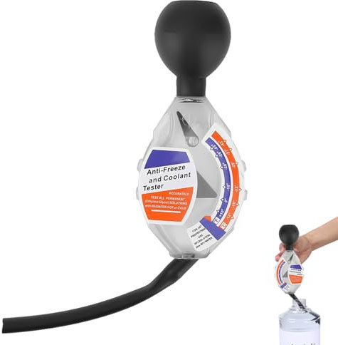 Kfz Frostschutzprüfer, Profi Zifferblatt Schnelltest Frostschutz Densitometer Frostschutztester Schnelltest Kühlmitteltester Kfz Reparaturwerkzeuge Autozubehör Für Ethylenglykol Kühlmittel Kühlwasser