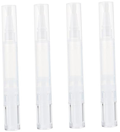 POPETPOP 12pezzi Tubi Vuoti Per Trucco Penna Applicatrice Per Gloss Labbra Oli Essenziali e Facile Da Riempire e Portatile Per Nail Art e Viaggi