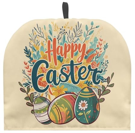 Psesaysky Eggs Insulated Teapot Cozy for Teapot, Teapot Cozy Kettle Cover for Keeping Warm, Lightweight Easter Tea Pot Decor for Teapot, Kettle or French Press