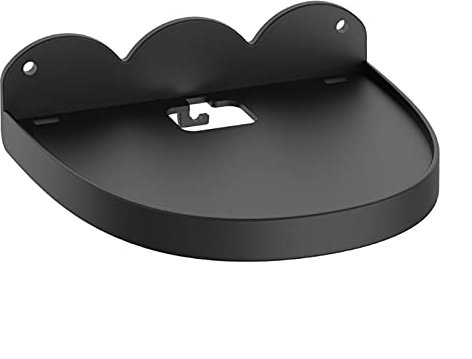 GLigeT Pieds d'Enceintes Support Mural Universel, for routeur, Haut-parleurs de Maison Intelligente, téléphones Portables, Petite Coque de Chargement Intelligente Support D'enceinte (Color : Noir)