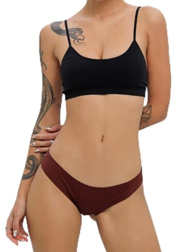 ich-zapfe.de Weekiss Seamless Periodenunterwäsche, Menstruationsunterwäsche, Periodenslip, Rot, XXL (44)