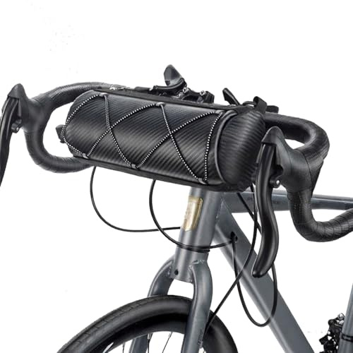 ARTINGPRO Lenkertasche Fahrrad - wasserdichte Fahrradtasche Lenker, Multifunktionale Fahrrad Lenkertasche, Bikepacking Taschen mit Schultergurt für E-Bike, MTB, Rennrad