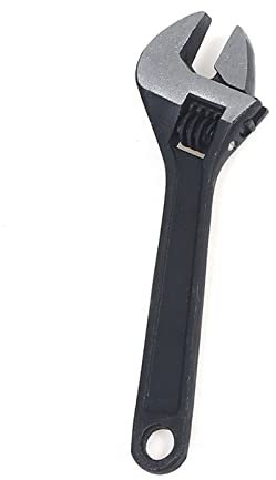 ZUYNPOQ Chiave Inglese da 4 Pollici Professionale Chiave Inglese Multifunzione Mini Chiave Inglese Regolabile Fai da Te Chiave Inglese Cambio Impugnatura utensile 100mm (Nero)