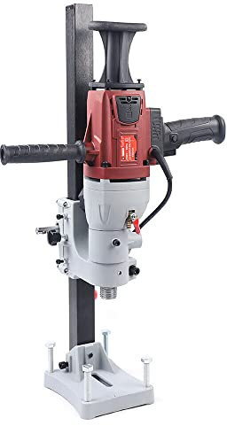 Trapano a nucleo, 2200 W, trapano a nucleo diamantato, 1200 giri/min, verticale, 2 in 1, per bagnato, asciutto, set di punte diamantate, per calcestruzzo, per legno, metallo, cemento