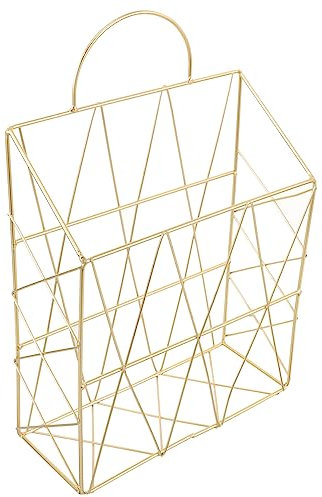 FONDOTIN Aufbewahrungs Korb Aus Eisen Zeitschriften Organizer Hängeregal Für Kleinigkeiten Metall Behälter Für Diverse Artikel Schreibtisch-organizer