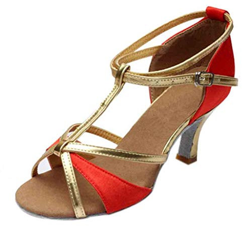 Latein Tanzschuhe für Damen Professionelle Tanzschuhe Ballsaal Party Salsa Tanzübung Performance Schuhe Glitzer Tango Latin Abend Party Hochzeit Schuhe
