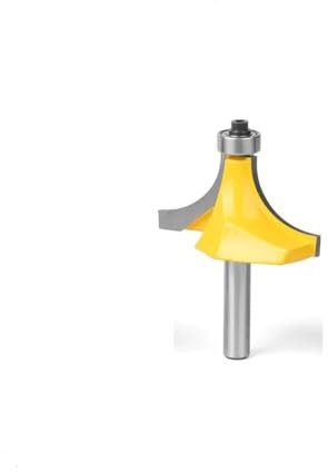 Mango de vástago de 8mm, cortador de filetes de gran diámetro de 53,63mm, fresa for carpintería, cortador de biselado, cortador de arco, cabezal de corte(8mmX44mm)