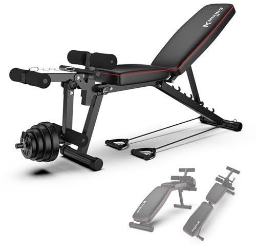 GSKJJT Panca Palestra Multifunzione Regolabile su 5 Livelli Reclinabile Fino s 190° Panca Piana Palestra Regolabile 200Kg capacità di Peso per Casa e Palestra