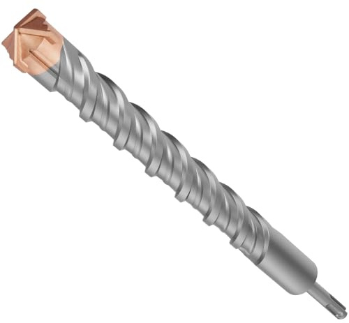flintronic SDS PLUS Betonbohrer Set, 35 x 350mm Hammerbohrer, Steinbohrer, Betonbohrer, Vierschneidig mit Doppelwendel, Bohrwerkzeug Werkzeuge für Bohren Beton, Stein, Holz, Ziegel, Keramikfliesen