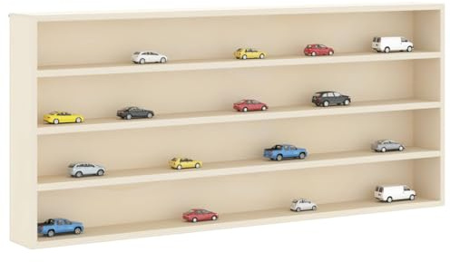 vidaXL Wandmontiertes Sammlerschrank-Displayregal aus Holz – Dekorative Regale für Dein Zuhause