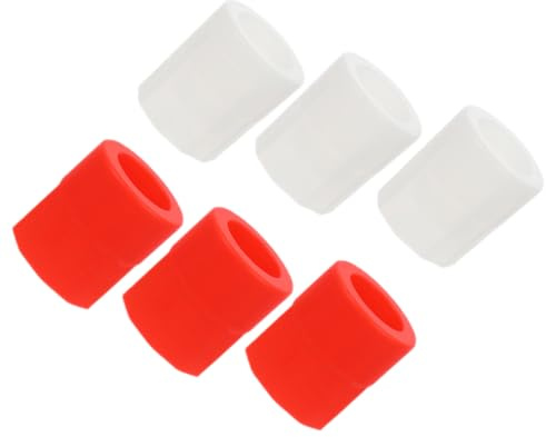Toyvian Silicone Shot Glass Ice Cube Molds 6pcs Flexible Vodka Ice Maker Cups Whiskey Glass for Cocktail Bar Home Use