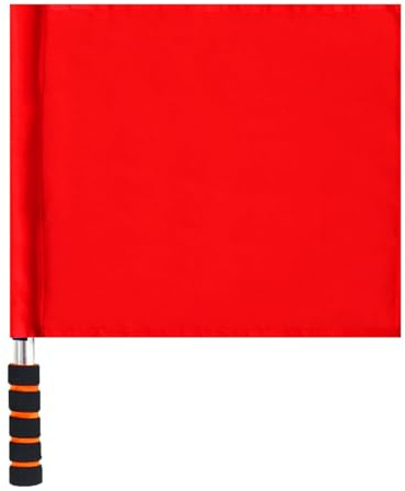 Xanorrg Drapeaux D'arbitre De Sport Courses Conduites avec des Éponges Équipement Football Juge Ligne pour Événements