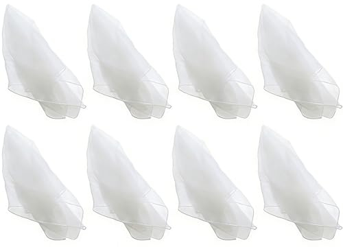 KNUIUYY 8 Pezzi Sciarpa in Chiffon per Spettacoli, 60x60cm Sciarpe di Giocoleria, Danza, Spettacoli, Allenamento Sensoriale, Magia e acrobatica Danza, Compagnie Teatrali e Decorazioni