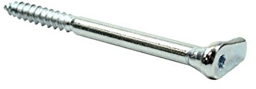 SN-TEC Schraubhaken/Wandhaken verzinkt gerade 65mm mit Vielzahn (10 Stück)