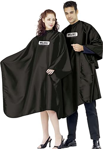 Wahl Hairdressing Cape Black 150x130cm - Haarschneideumhang