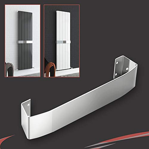 Chrome Towel Bar for Cariad Single Vertical Aluminium Radiators