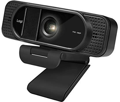 LogiLink UA0381 - Konferenz HD-USB-Webcam, 96° Weitwinkelobjektiv, Dual-Mikrofon mit Rauschunterdrückung, Fixfokus, Korrektur bei schwachem Licht, für Videokonferenzen & Live-Streaming