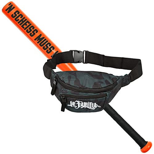 Spaß Kostet Sportset Baseballschläger mit Tasche für Baseball N Scheiss MUSS ICH Aluminium 26 Zoll