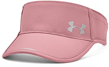 Under Armour Womens Visors Women's Ua Launch Run Visor, Pink Elixir, 1361543-697, OSFM