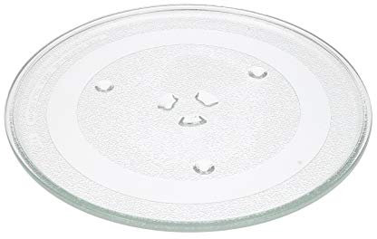 RYELDOM Piatto in vetro da 28,8 centimetri per forni a microonde adatto a varie marche e modelli dei più commercializzati