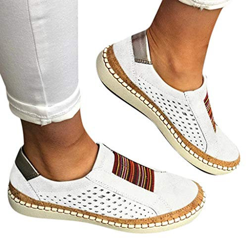 Sunnyuk Mode Leicht Flache Schuhe Atmungsaktive Frauen Schnürhalbschuhe Laufschuhe Sommer Casual Outdoor Walkingschuhe Laufschuhe Halbschuhe