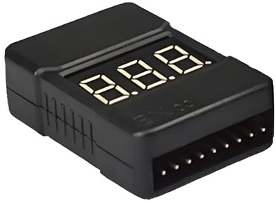 2pcs BX100 1-8S LiPo Battery Voltage Tester Low Voltage Buzzer Alarm RC LiPo Voltage Indicator Checker