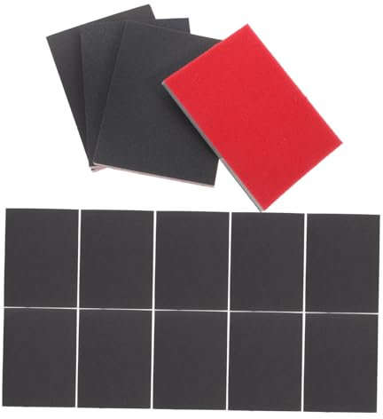 ULTECHNOVO 100pezzi Spugne Abrasive Per Auto e Cartongesso Grana Di Tamponi Per Levigatura Facile Da Usare e Riporre