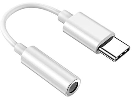 FOLODA Amplificador de Auriculares Tipo-C a Cable de 3,5mm Adaptador Compacto para Todos los Enchufes Tipo-C