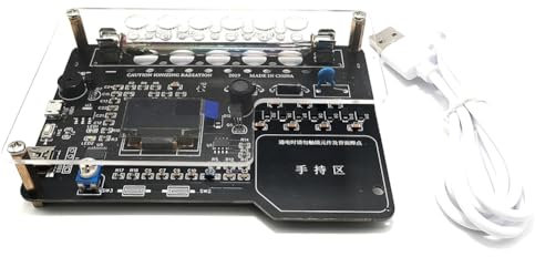 Fuhjythy Kit Contatore Geiger Fai da Te Modulo Assemblato Rilevatore di Radiazioni Nucleari Raggi X Γ Β Rilevamento Display OLED Tester di Radiazioni Durevole