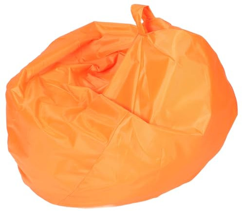 GLEAVI Funda De Sofá Tipo Bolsa para Sin Relleno De Tela Lavable para Sala De Color Naranja