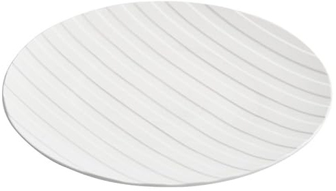 Piatti per pasta, Piatti da dessert in terracotta, Grande piatto da cena in ceramica a motivi di linee, piatto bianco occidentale, piatto da bistecca, vassoio Piatti grandi (14)