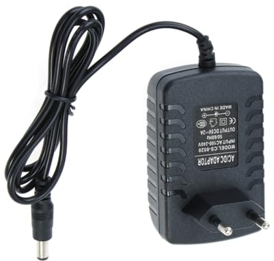 LIGIGWASH Adaptador De Corriente 5 v 2 a 3,5 Mm para Dispositivos Electrónicos, Portátil y Compacto, Uso Doméstico y Viaje, Enchufe Negro, Plástico Duradero y Metal