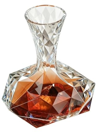 FENGJISUN Decanter Barware Irregular Shape Wine Decanter Wide Mouth Glass Carafe Accessories Wine Accessories