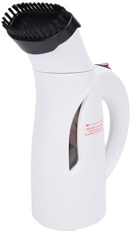 Qcwwy Plancha de Portátil para Ropa de 700 W, Eliminador de Arrugas de Ropa de Mano con Recipiente de Agua de 170 Ml y Cable de Alimentación de 1,95 Metros, Adecuado para Viajes, (Enchufe europeo