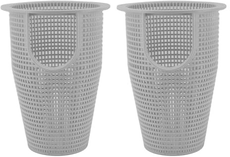 Yctze 2PCS Pool Pump Filter Basket Replacement 070387 - Easy-to-Install B199 Strainer Basket, Plastic Design Efficient Filtration of Swimming Pools and Spa Areas, Maintains Water