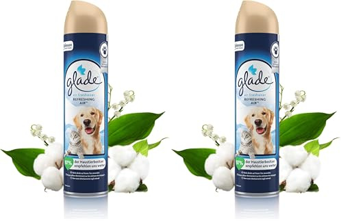Glade Duftspray für langanhaltende Frische in allen Räumen, Lufterfrischer Spray, Refreshing Air, 2er Pack (1 x 300 ml)