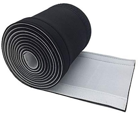 Flexibler Kabelschlauch,Kabelschutzschlauch Durable Neopren Kabelmuffe Flexibel Einstellbar Universal Kabel Organizer mit Magic-Aufkleber Home Cinema Kabel Sleeve(300x13.5cm)