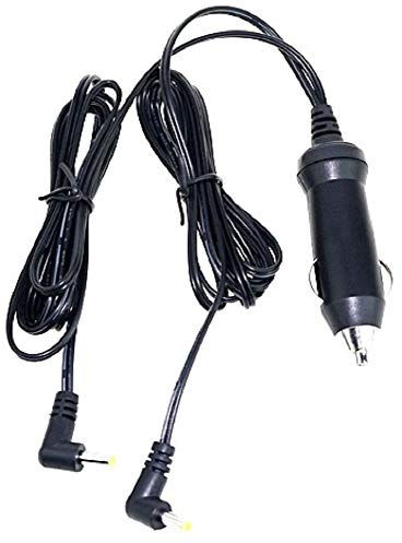 Cargador ESP Auto Ladegerät Adapter Zigarettenanzünder 12V Kompatibel mit Ersatz für DVD Player Pumpkin PD01-10002B mit 2 Bildschirmen Ausgängen Ersetzt Ladekabel Netzadapter Netzkabel Replacement