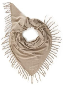 CODELLO kaschmirweiches Dreieckstuch aus Edelstrick (beige)