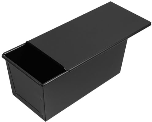 VICASKY Laibpfanne Mit Deckel Toastform Aus Kohlenstoffstahl Antihaft Backform Für Brotlaib Haushalts Toastform Praktische Laib-Pfanne Zum Backen Und Leichte Reinigung