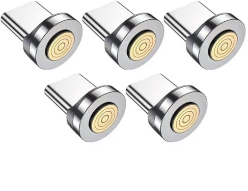 KEALLANS 7-stifts magnetiska typ C-kontaktändar, laddningskabel adapter för magnetisk laddare, 360° rotationskontakt, 5