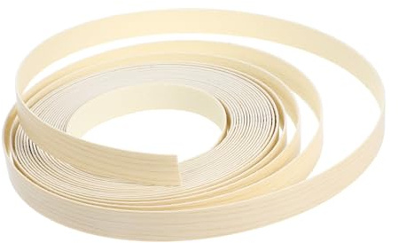 FUTUREORYY Self Adhesive Edge Banding Strip for Furniture Thick Wood Veneer Tape Convenient No-paint Finish Edging for Cabinet and Table Restoration Flexible Wide Chipboard Trim