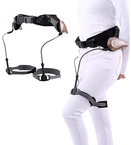 Assistenza Esoscheletrica Bionica per Camminare, Ausilio per la Deambulazione Con Esoscheletro Regolabile, Modello in Velcro per Viaggio Alpinistico, Sinistra+Destra