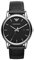 Emporio Armani Watch for Men, Three Hand Date Movement, 41 mm Silver Stainless Steel Case with a Leather Strap, AR1692
