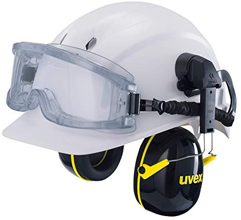 Uvex Ultravision Vollsichtbrille - Überbrille, Schutzbrille - Transparent/Grau-Transparent